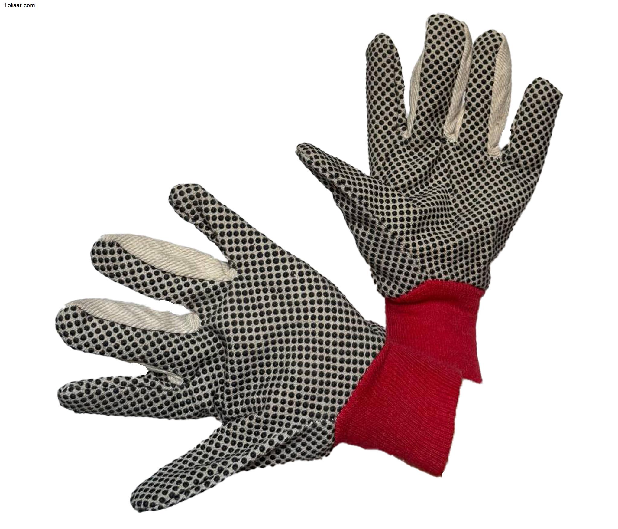 دستکش خالدار